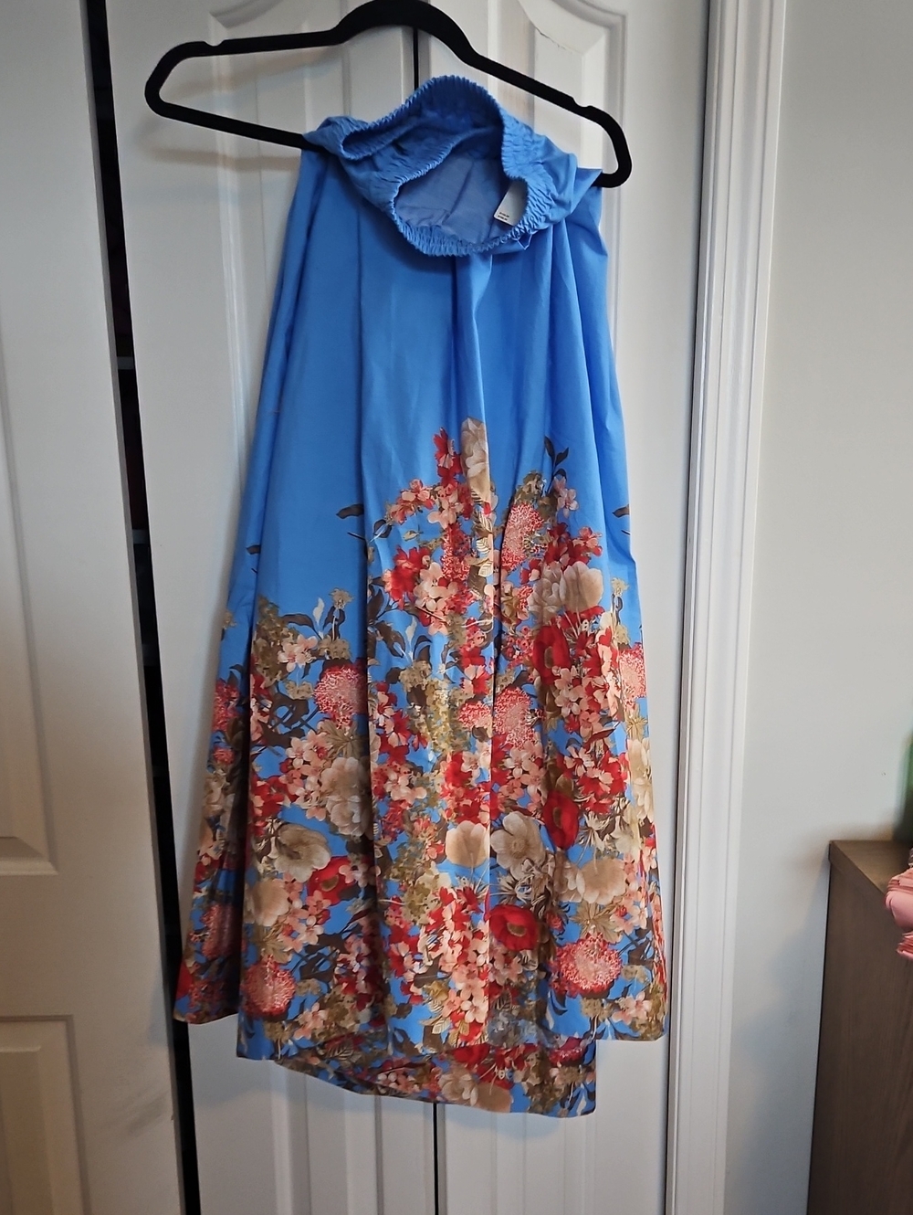 NWT Anthropologie Maeve Blue Floral Maxi Skirt - Picture 2 of 6
